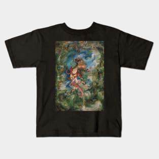 Iranian Miniature Art Painting Kids T-Shirt